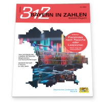 Hier sehen Sie das Deckblatt der Bayern in Zahlen Zeitschrift Ausgabe Dezember 2025