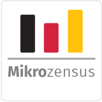 Hier befindet sich das Mikrozensus Logo